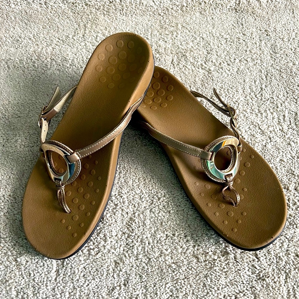Vionics Womens Karina Bronz Sandals